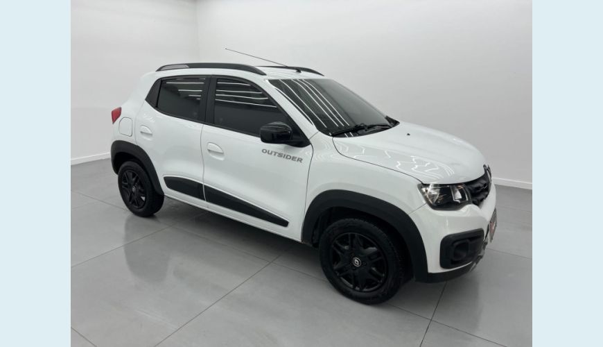 RENAULT KWID OUTSID 10MT FLEX MANUAL 4P - BRANCO - 2022 Foto 4 (Grande)