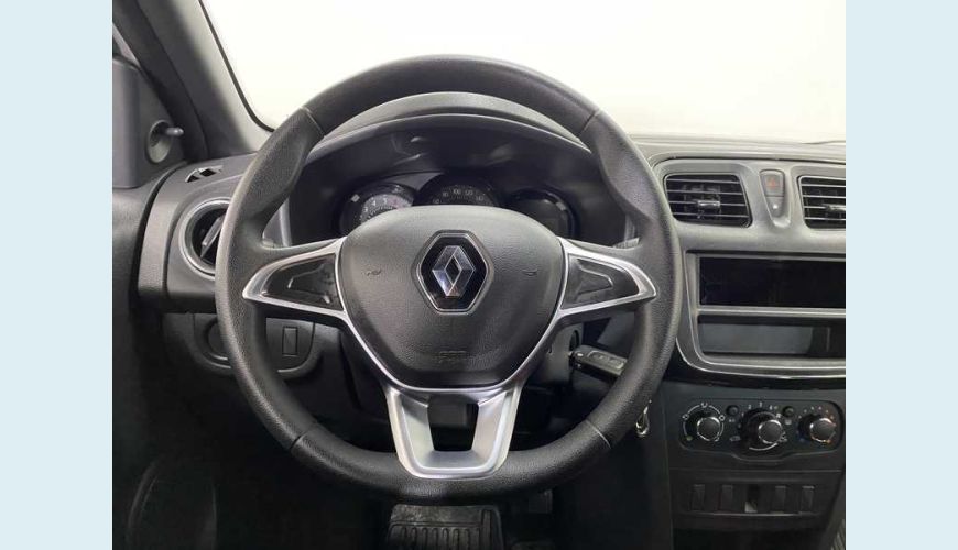 RENAULT LOGAN ZEN 1.0 12V SCE (FLEX) - BRANCO - 2020 Foto 4 (Grande)