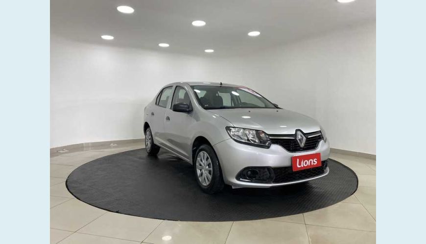RENAULT RENAULT LOGAN AUTHENTIQUE 1.0 12V FLEX MANUAL 4P - PRATA - 2018 Foto 4 (Grande)