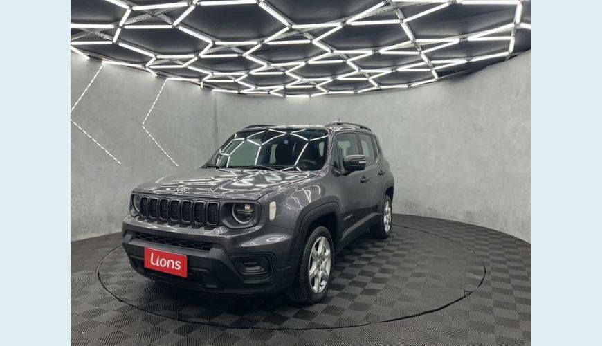 JEEP RENEGADE SPORT T270 1.3 TURBO FLEX AUT. 4P - CINZA - 2023 Foto 4 (Grande)