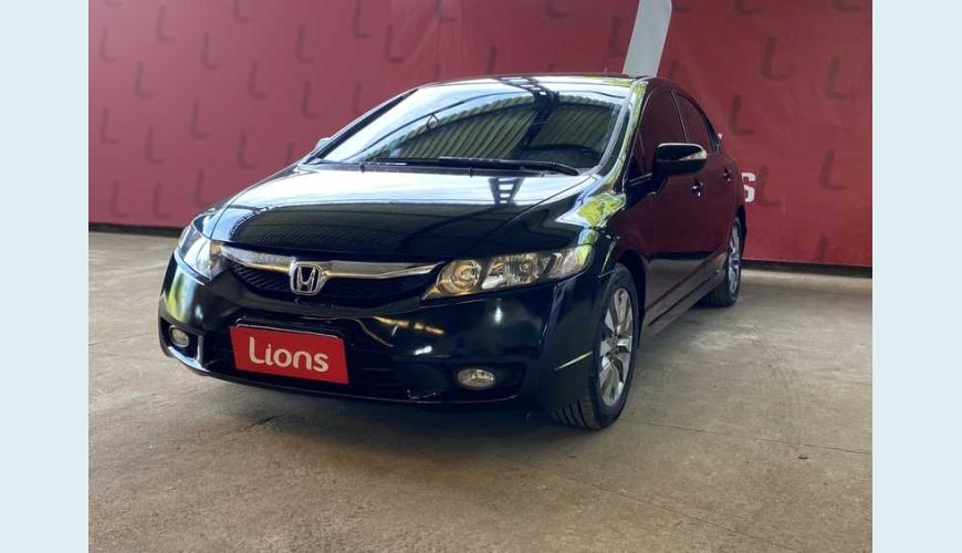 HONDA CIVIC NEW LXL 1.8 I-VTEC (COURO) (FLEX) - PRETO - 2011 Foto 4 (Grande)