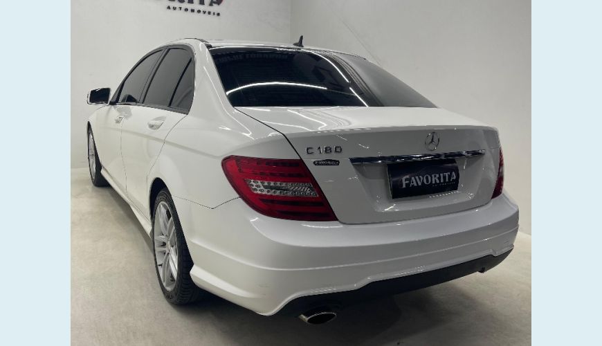MERCEDES-BENZ C-180 TURBO 1.6 AUT. 4P - BRANCO - 2014 Foto 4 (Grande)