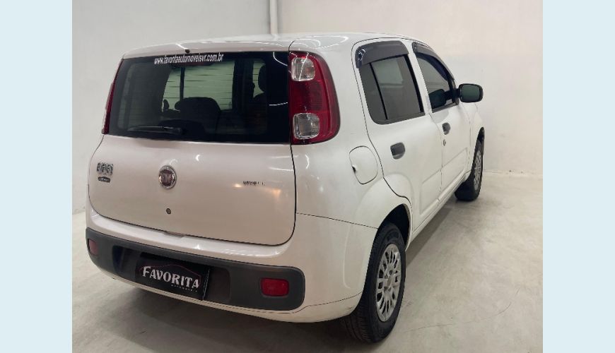 FIAT FIAT UNO VIVACE 1.0 EVO FIRE 8V FLEX MANUAL 4P - BRANCO - 2014 Foto 4 (Grande)