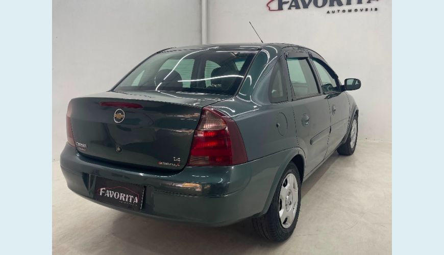 CHEVROLET CHEVROLET CORSA PREMIUM 1.4 8V FLEX MANUAL 4P - CINZA - 2009 Foto 4 (Grande)