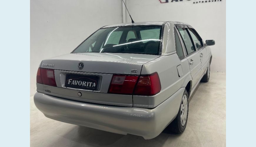 VOLKSWAGEN VOLKSWAGEN SANTANA 2.0 MI FLEX MANUAL 4P - PRATA - 2000 Foto 4 (Grande)