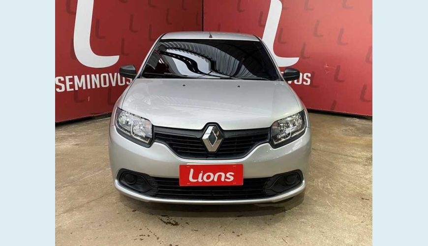 RENAULT RENAULT LOGAN AUTHENTIQUE 1.0 12V FLEX MANUAL 4P - PRATA - 2018 Foto 4 (Grande)