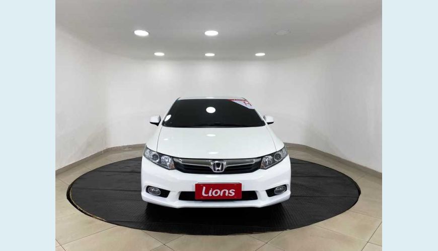 HONDA HONDA CIVIC NEW LXS 1.8 16V I-VTEC FLEX AUT. 4P - BRANCO - 2014 Foto 4 (Grande)