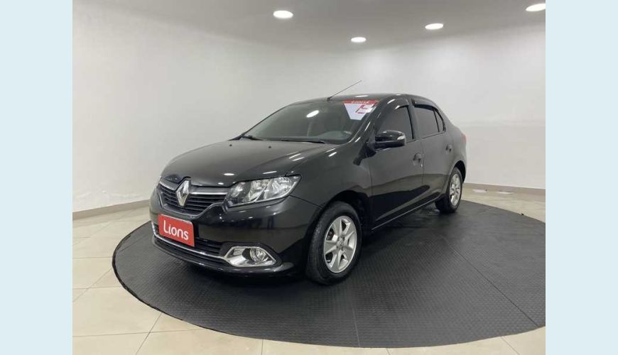 RENAULT LOGAN DYNAMIQUE 1.6 8V FLEX MANUAL 4P - PRETO - 2015 Foto 4 (Grande)