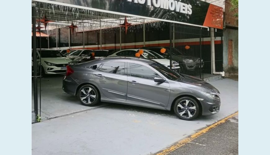 HONDA CIVIC EXL 2.0 FLEX 16V AUT. 4P - CINZA - 2021 Foto 4 (Grande)