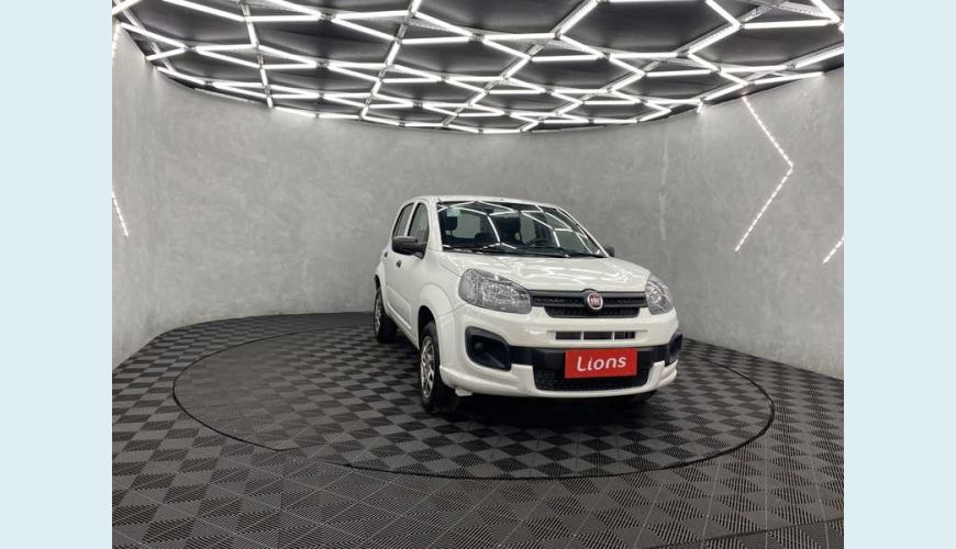 FIAT UNO ATTRACTIVE 1.0 8V FLEX MANUAL 4P - BRANCO - 2020 Foto 4 (Grande)