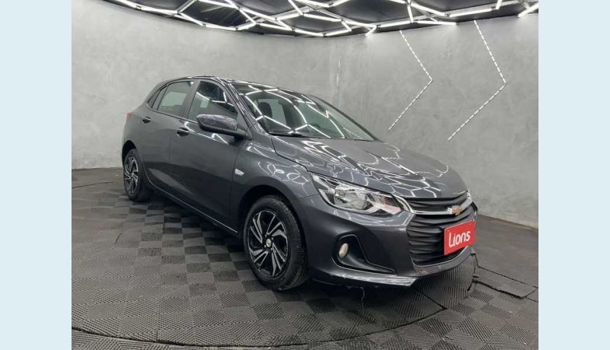 CHEVROLET ONIX LT 1.0 TURBO FLEX MANUAL 4P - CINZA - 2024 Foto 4 (Grande)