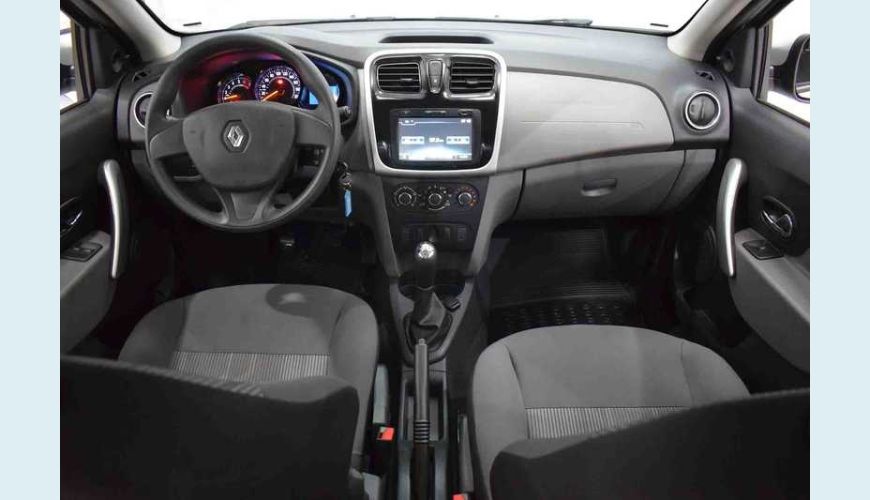 RENAULT LOGAN EXPRESSION 1.6 16V SCE FLEX MANUAL 4P - PRATA - 2018 Foto 4 (Grande)