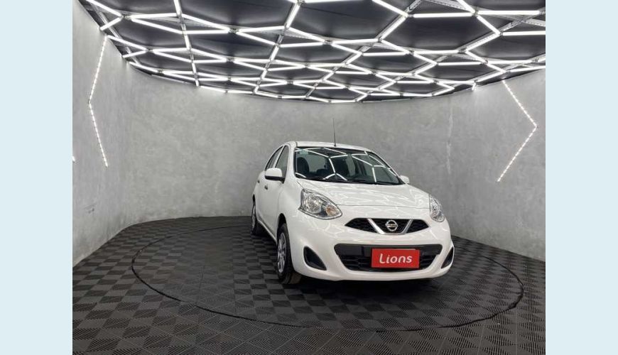 NISSAN MARCH S 1.0 12V FLEX MANUAL 4P - BRANCO - 2019 Foto 4 (Grande)