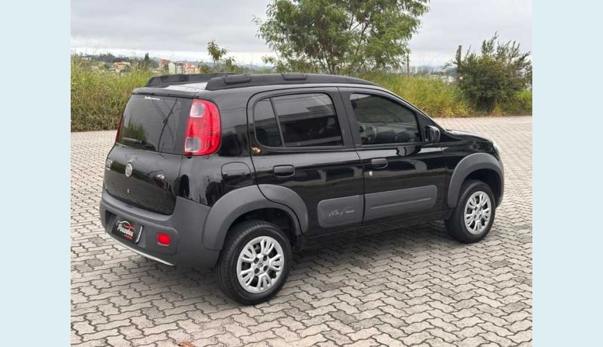 FIAT UNO WAY 1.0 8V FLEX MANUAL 4P - PRETO - 2012 Foto 4 (Grande)