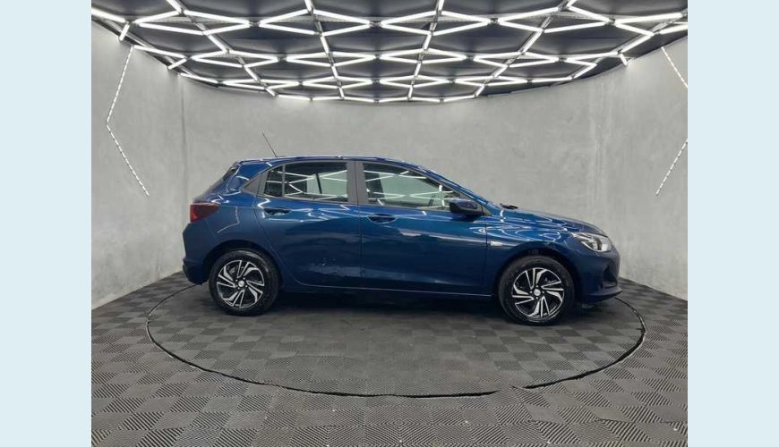 CHEVROLET ONIX LT 1.0 TURBO FLEX MANUAL 4P - AZUL - 2024 Foto 4 (Grande)