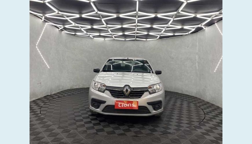 RENAULT LOGAN LIFE 1.0 12V FLEX MANUAL 4P - PRATA - 2020 Foto 4 (Grande)