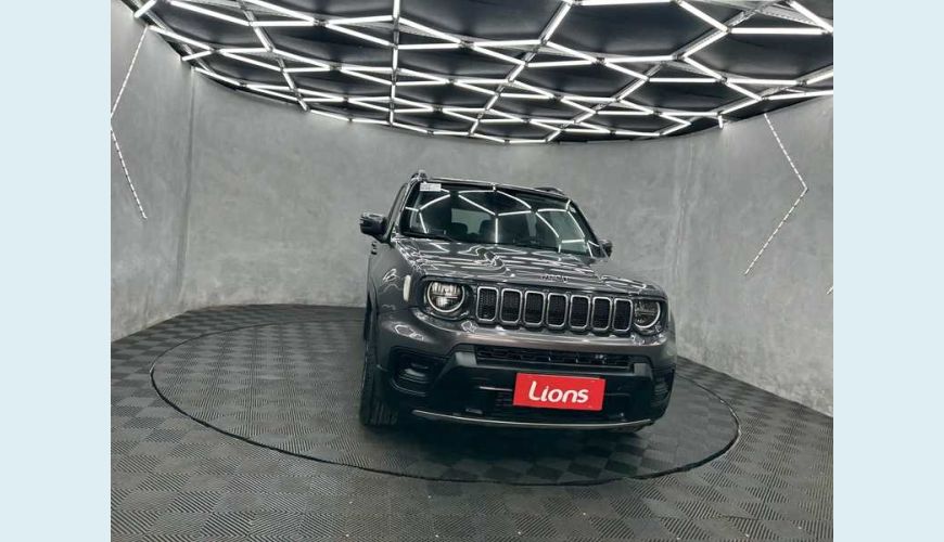 JEEP JEEP RENEGADE LONGITUDE T270 1.3 TURBO FLEX MANUAL 4P - CINZA - 2023 Foto 4 (Grande)