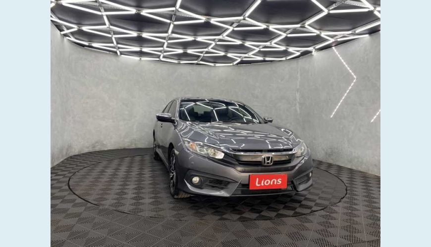 HONDA CIVIC EXL 2.0 I-VTEC FLEX AUT. 4P - CINZA - 2019 Foto 4 (Grande)
