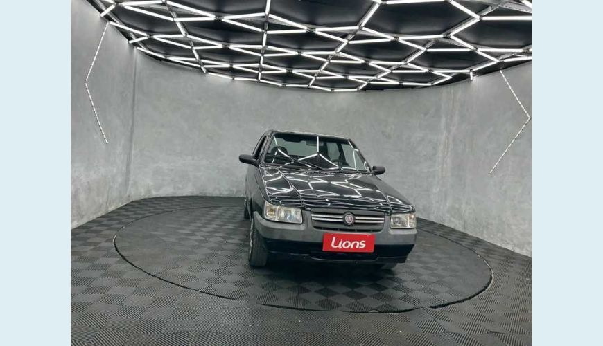 FIAT UNO MILLE FIRE ECONOMY 1.0 FLEX MANUAL 2P - PRETO - 2009 Foto 4 (Grande)