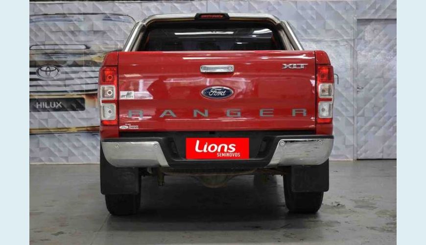 FORD RANGER XLT 2.5 FLEX MANUAL 4P - VERMELHO - 2016 Foto 4 (Grande)