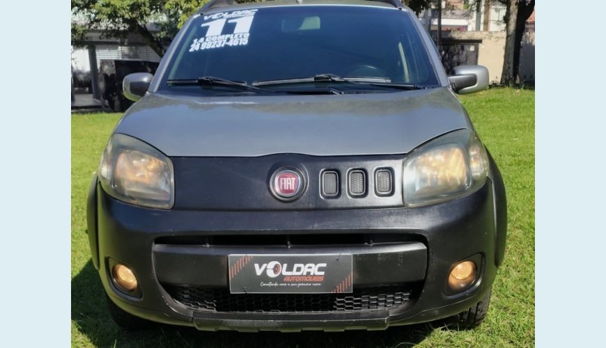 FIAT UNO FLEX MANUAL 5P - CINZA - 2011 Foto 4 (Grande)