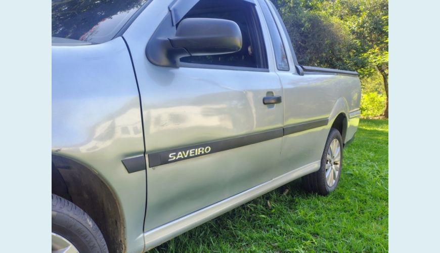 VOLKSWAGEN SAVEIRO FLEX MANUAL 2P - PRATA - 2009 Foto 4 (Grande)