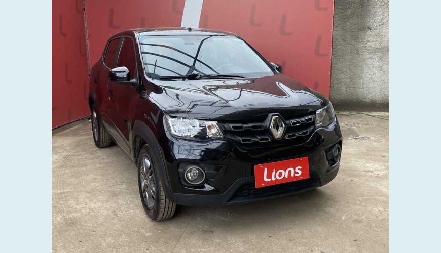 RENAULT KWID INTENSE 1.0 FLEX MANUAL 4P - PRETO - 2018 Foto 4 (Grande)