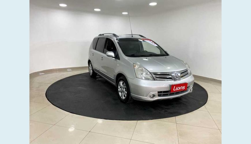 NISSAN LIVINA X-GEAR SL 1.8 16V FLEX AUT. 4P - PRATA - 2013 Foto 4 (Grande)