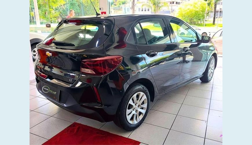 CHEVROLET ONIX LT1 1.0 TURBO FLEX MANUAL 4P - PRETO - 2020 Foto 4 (Grande)