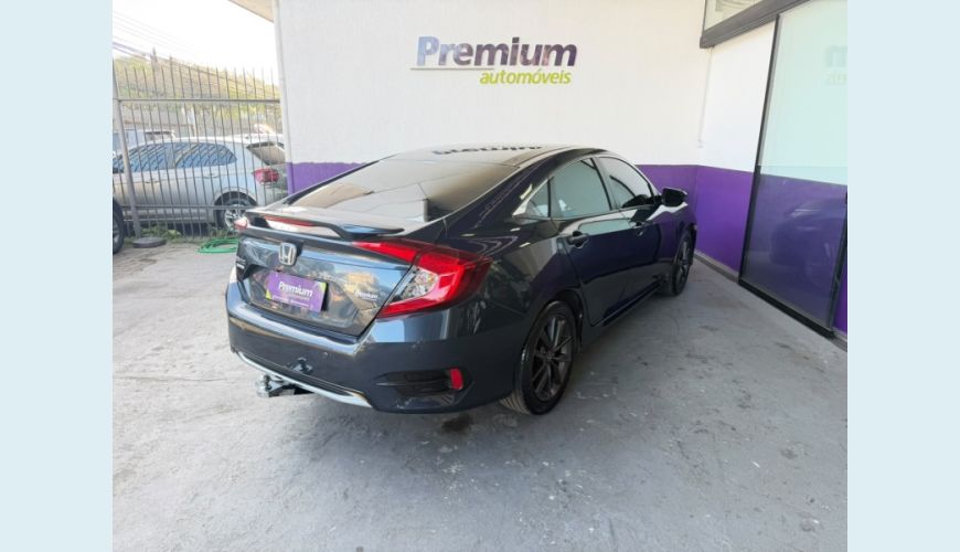 HONDA CIVIC FLEX AUT. 4P - AZUL - 2021 Foto 4 (Grande)