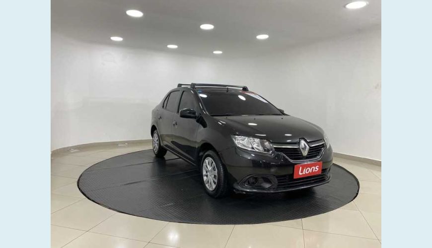 RENAULT LOGAN EXPRESSION 1.6 16V FLEX MANUAL 4P - PRETO - 2017 Foto 4 (Grande)