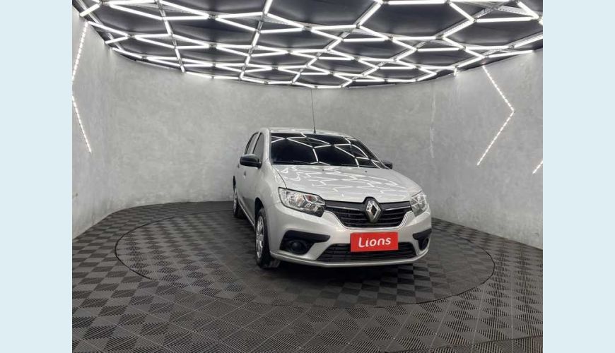 RENAULT LOGAN LIFE 1.0 12V SCE FLEX MANUAL 4P - PRATA - 2021 Foto 4 (Grande)