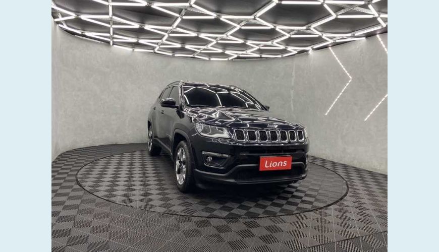 JEEP COMPASS LONGITUDE 2.0 FLEX AUT. 4P - PRETO - 2019 Foto 4 (Grande)
