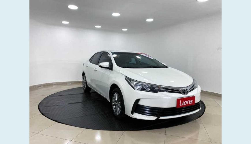 TOYOTA COROLLA 1.8 DUAL VVT GLI MULTI-DRIVE FLEX AUT. 4P - BRANCO - 2018 Foto 4 (Grande)