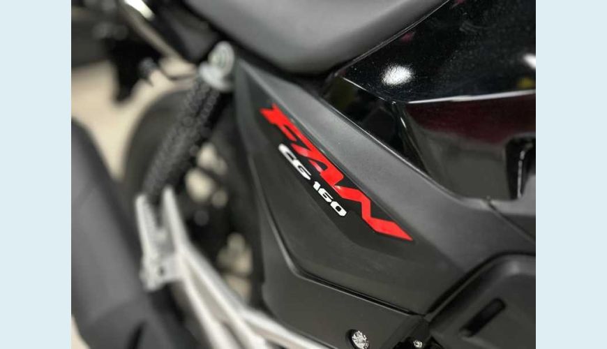 HONDA CG 160 FAN FLEX - PRETO - 2025 Foto 4 (Grande)