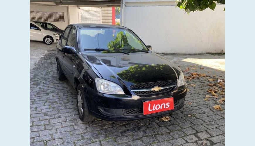 CHEVROLET CLASSIC LS VHC 1.0 FLEX MANUAL 4P - PRETO - 2013 Foto 4 (Grande)