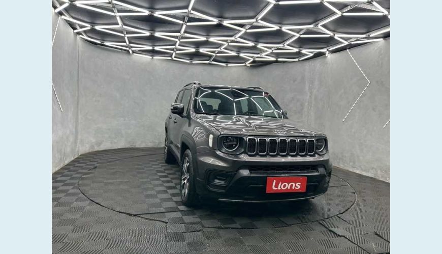 JEEP JEEP RENEGADE LONGITUDE T270 1.3 TURBO FLEX AUT. 4P - CINZA - 2024 Foto 4 (Grande)