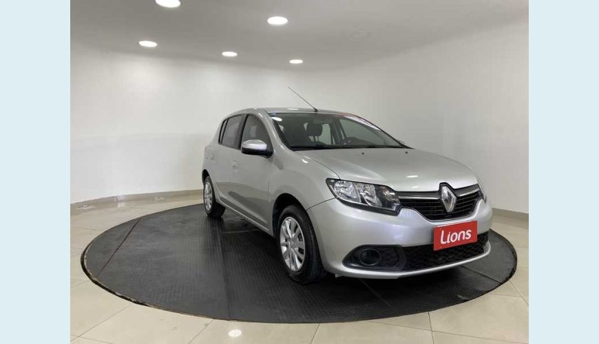 RENAULT SANDERO EXPRESSION 1.0 16V FLEX MANUAL 4P - PRATA - 2016 Foto 4 (Grande)