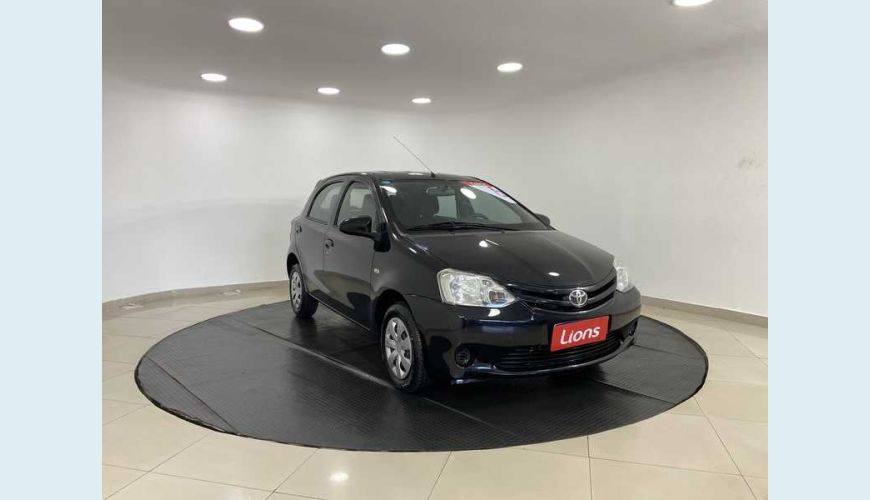TOYOTA ETIOS X 1.3 FLEX MANUAL 4P - PRETO - 2015 Foto 4 (Grande)
