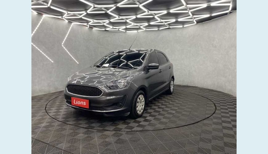FORD A KA SE PLUS 1.0 FLEX MANUAL 4P - CINZA - 2020 Foto 4 (Grande)