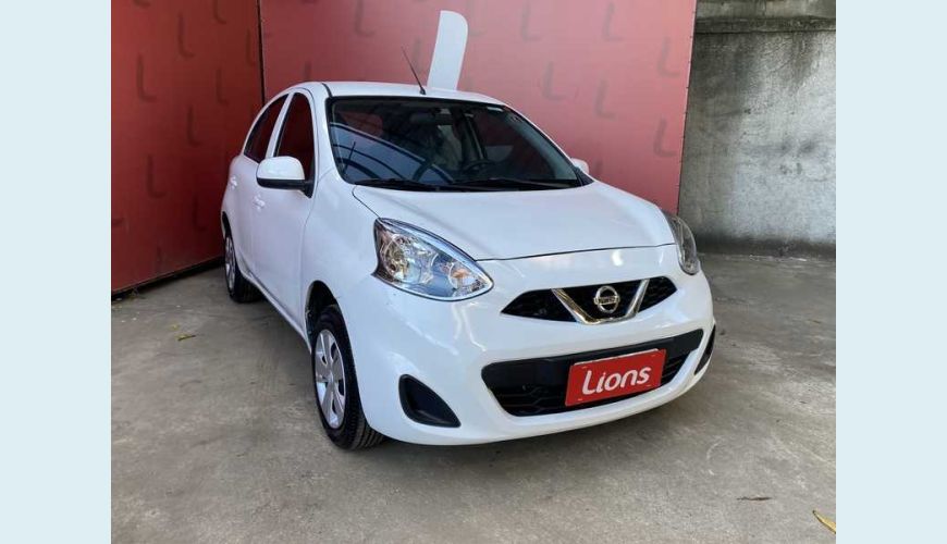 NISSAN MARCH S 1.0 12V FLEX MANUAL 4P - BRANCO - 2019 Foto 4 (Grande)