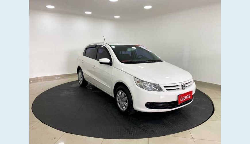 VOLKSWAGEN GOL 1.0 MI TOTAL FLEX 8V 4P - BRANCO - 2013 Foto 4 (Grande)