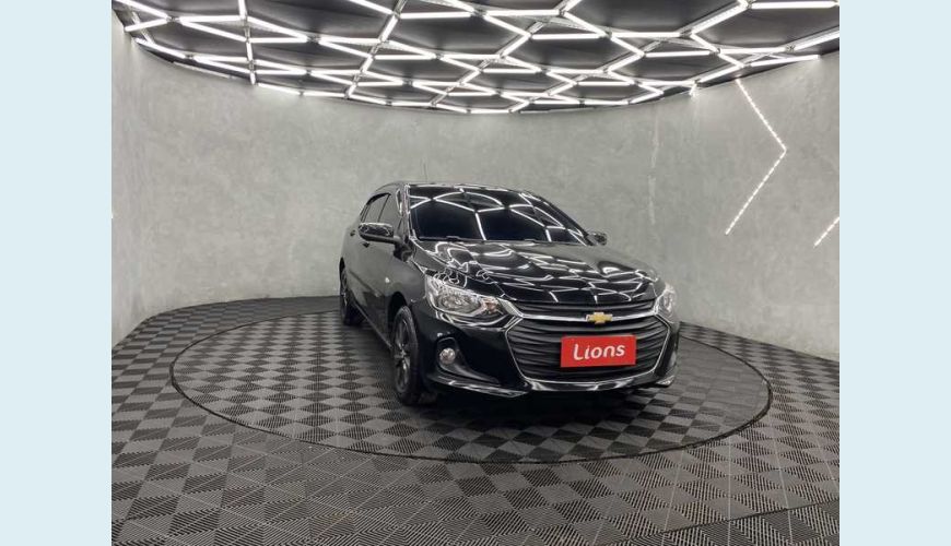 CHEVROLET CHEVROLET ONIX LT 1.0 TURBO FLEX AUT. 4P - PRETO - 2020 Foto 4 (Grande)