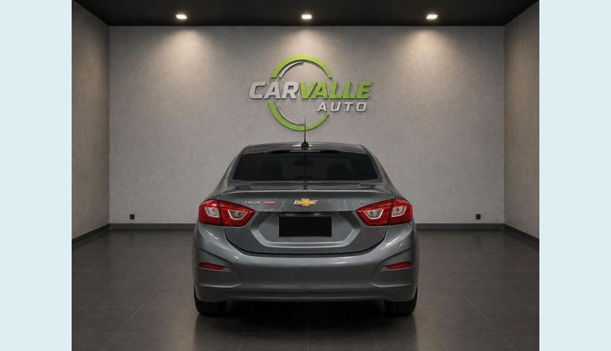 CHEVROLET CRUZE LT 1.4 TURBO FLEX MANUAL 4P - CINZA - 2018 Foto 4 (Grande)
