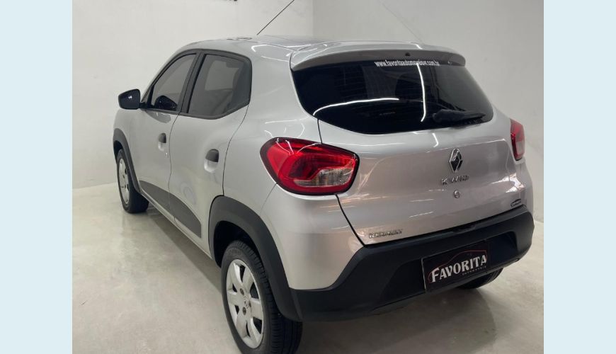RENAULT RENAULT KWID ZEN 1.0 12V FLEX MANUAL 4P - PRATA - 2019 Foto 4 (Grande)