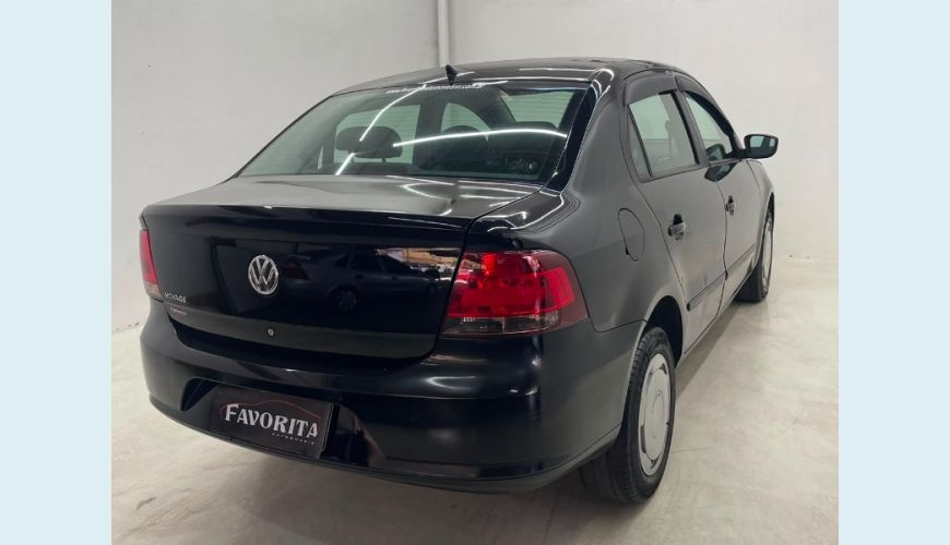 VOLKSWAGEN VOLKSWAGEN VOYAGE FLEX MANUAL 4P - PRETO - 2011 Foto 4 (Grande)