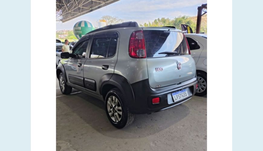 FIAT FIAT UNO FLEX MANUAL 4P - CINZA - 2011 Foto 4 (Grande)