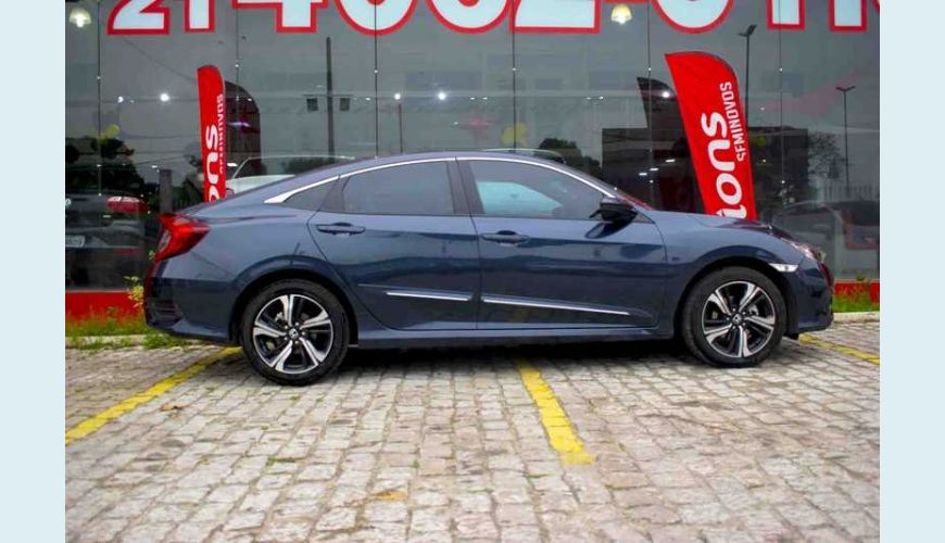 HONDA HONDA CIVIC EX 2.0 I-VTEC FLEX AUT. 4P - AZUL - 2019 Foto 4 (Grande)