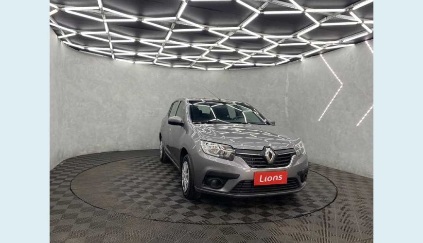 RENAULT SANDERO ZEN 1.0 12V FLEX MANUAL 4P - CINZA - 2021 Foto 4 (Grande)