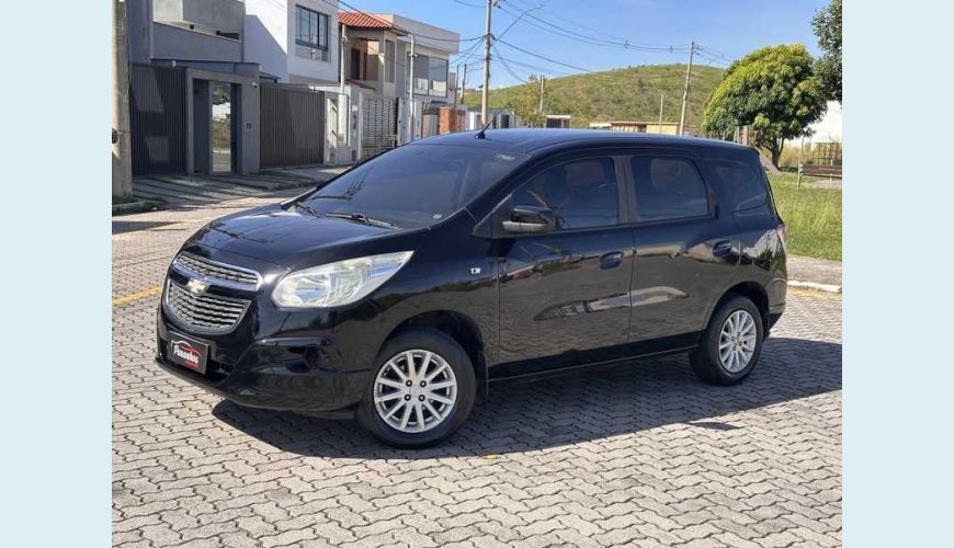 CHEVROLET CHEVROLET SPIN LT 5S 1.8 FLEX AUT. 4P - PRETO - 2013 Foto 4 (Grande)